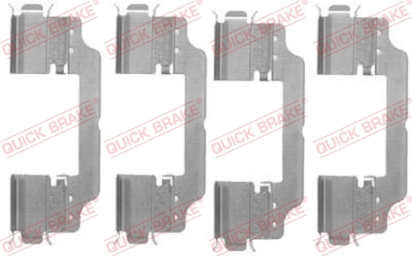 Accessory Kit, disc brake pad